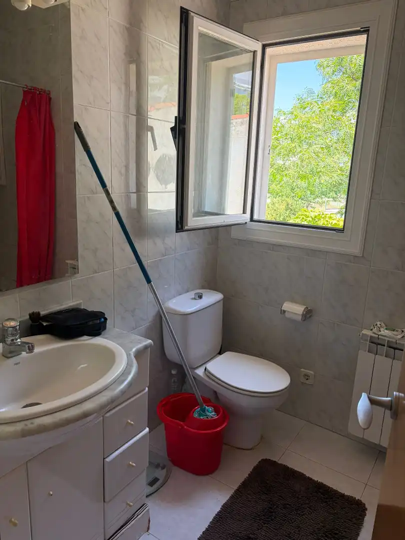 Baño de Casa o chalet en venta en La Pobla de Montornès   con Aire acondicionado, Calefacción y Jardín privado