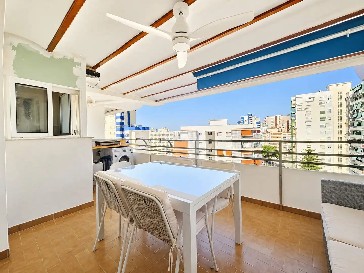Terrassa de Apartament en venda en Gandia amb Jardí privat, Terrassa i Balcó