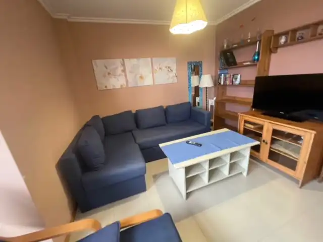 Living room of Flat for sale in Sanxenxo  with Air Conditioner, Heating and Private garden
