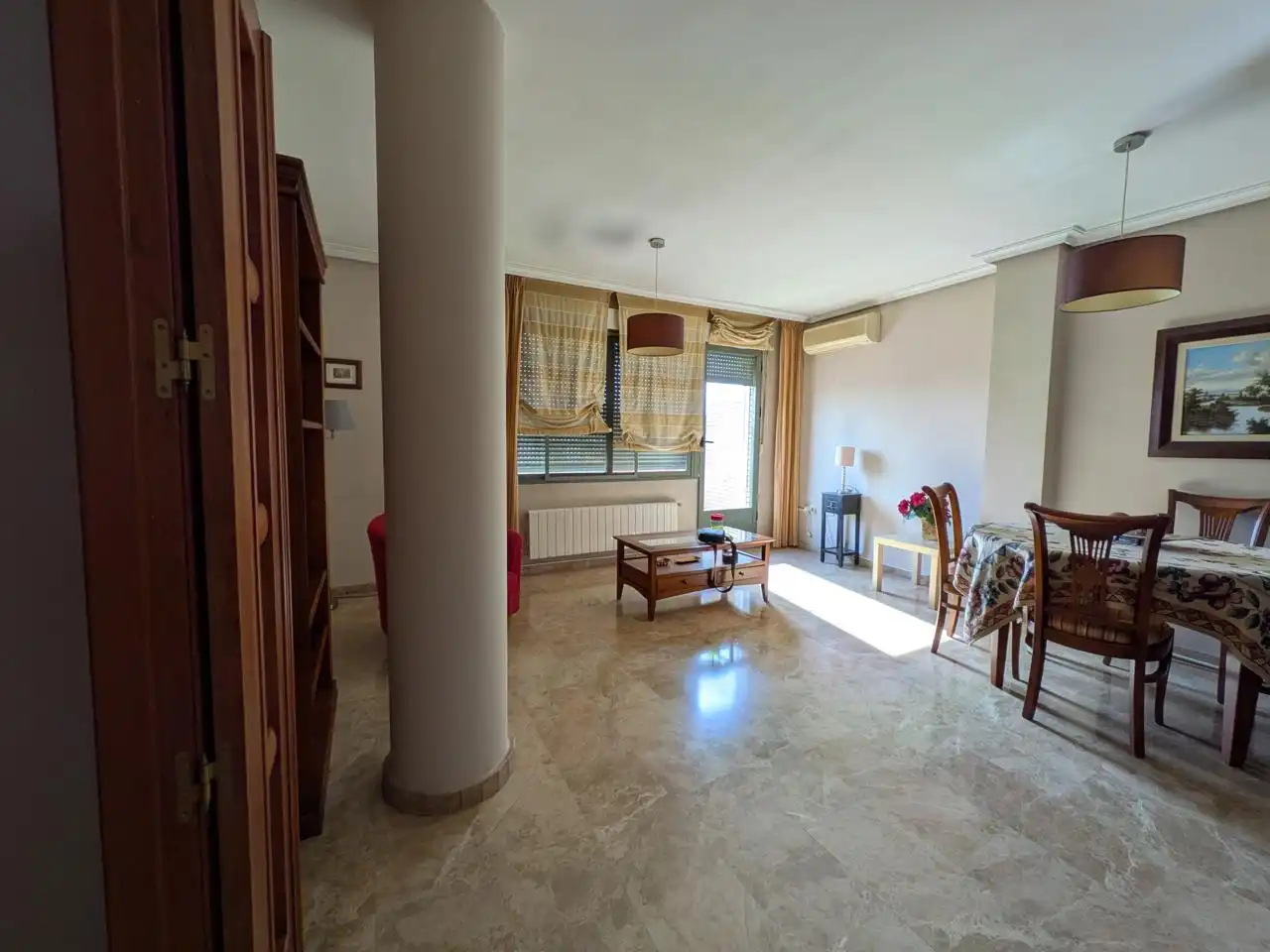 Sala de estar de Ático de alquiler en Albacete con Aire acondicionado, Calefacción y Terraza