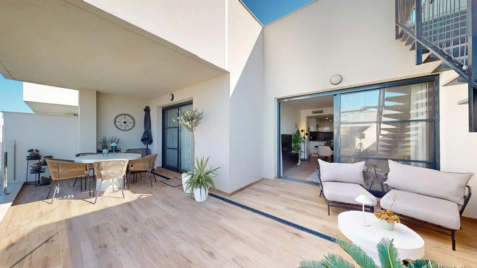 Terrassa de Apartament en venda en San Javier amb Aire condicionat, Terrassa i Moblat