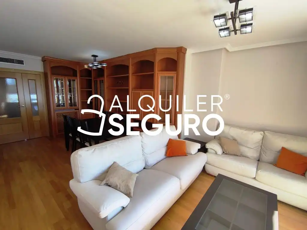 Sala de estar de Piso de alquiler en Paracuellos de Jarama con Aire acondicionado, Calefacción y Terraza