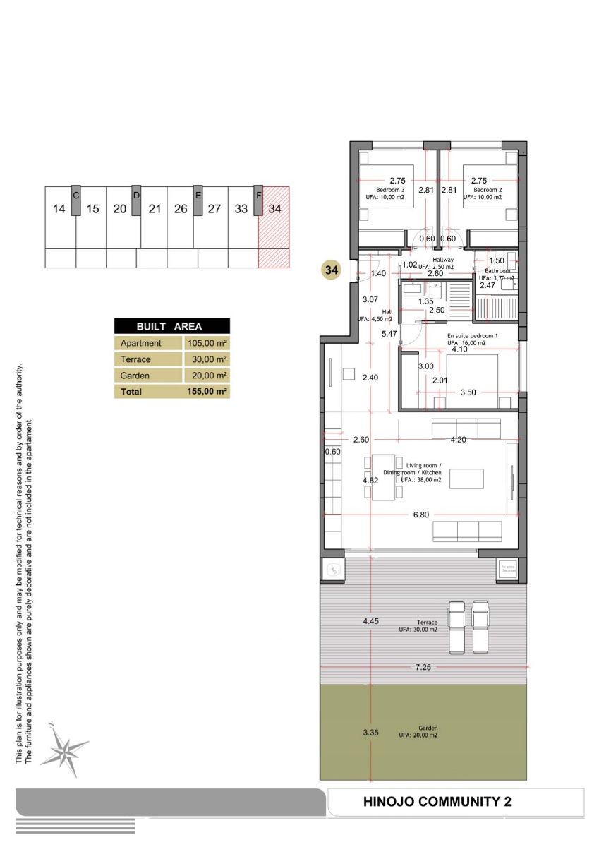 Planta baja for sale in San Miguel de Salinas  with Air Conditioner, Private garden and Terrace