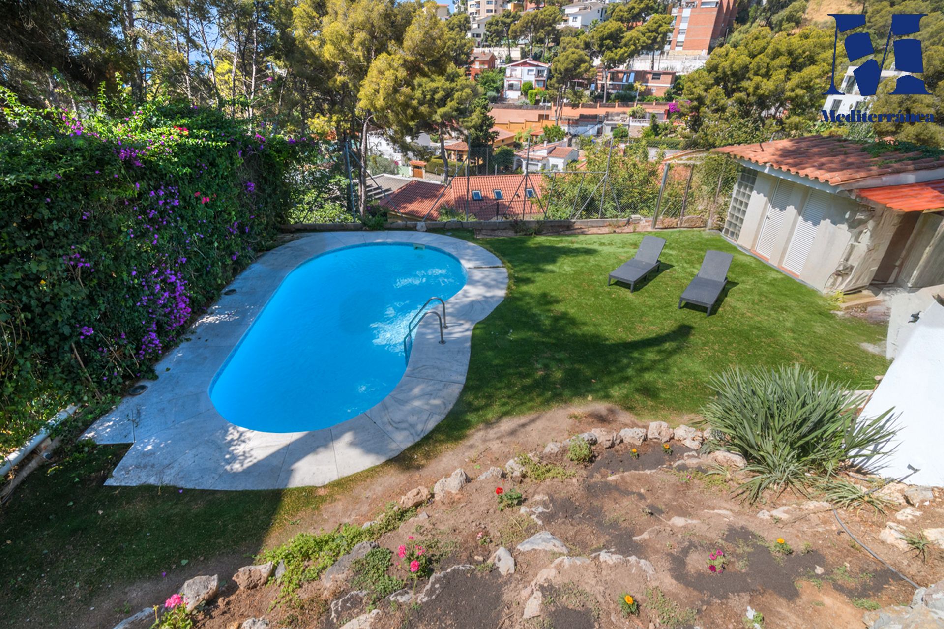 Jardí de Casa o xalet en venda en Castelldefels amb Aire condicionat, Calefacció i Jardí privat