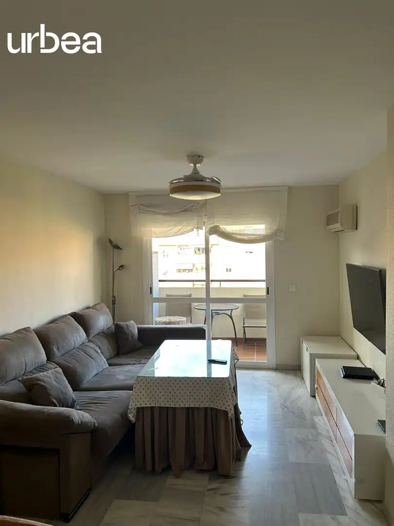 Sala de estar de Piso en venta en Málaga con Jardín privado, Terraza y Trastero