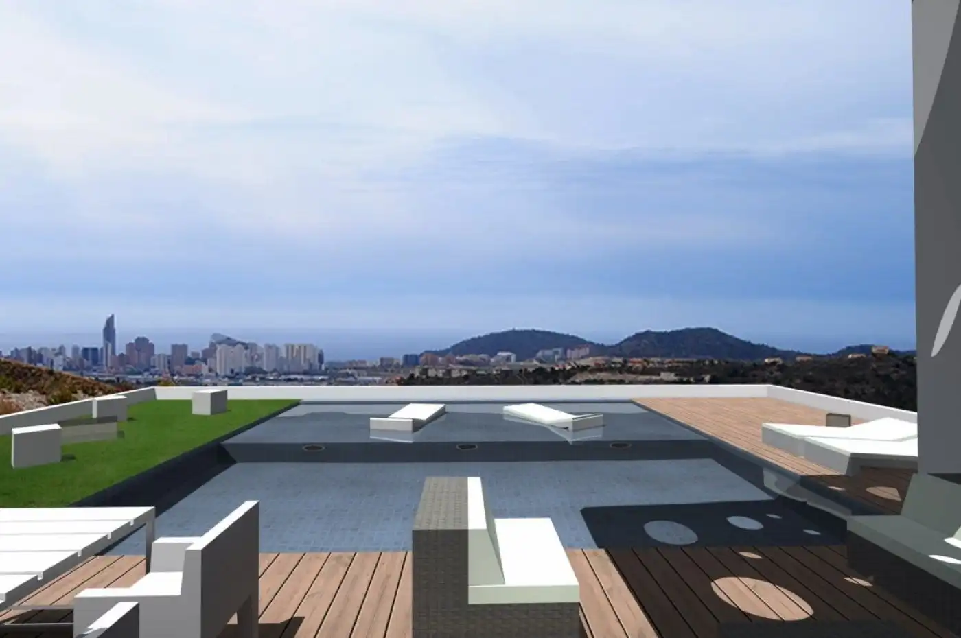 Xalet amb piscina en venda a Finestrat Pueblo, imagen 10