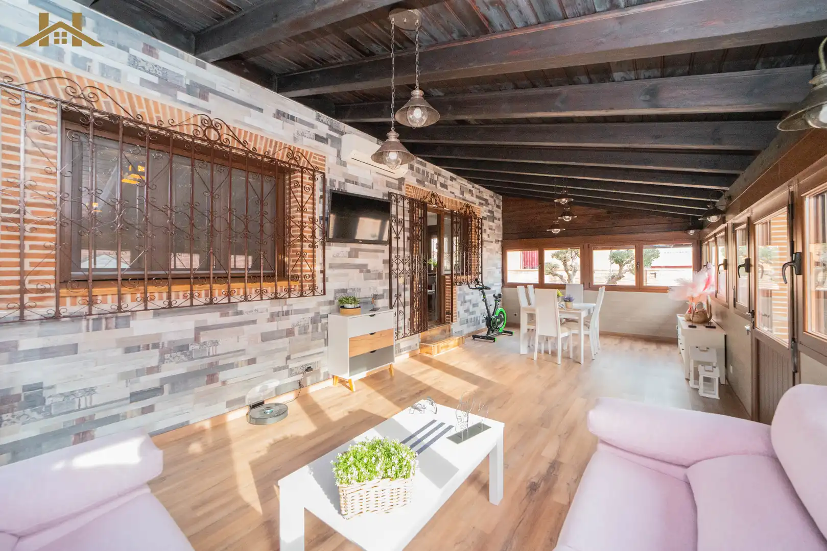 Living room of Houses for sale in Cubas de la Sagra  with Air Conditioner, Heating and Terrace