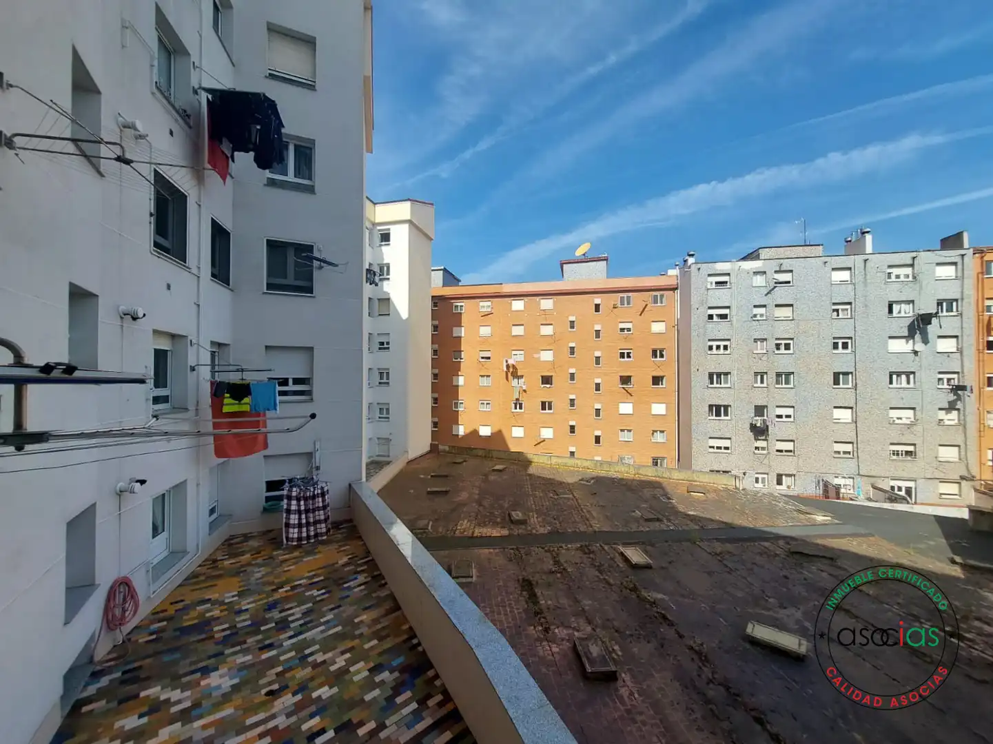 Balcony of Flat for sale in Gijón   with Heating, Private garden and Storage room