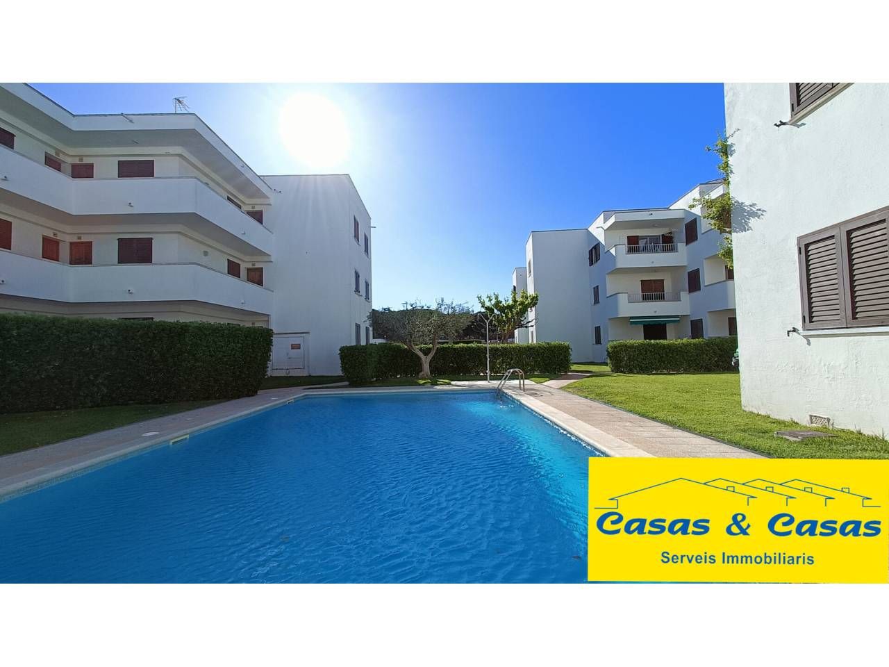 Swimming pool of Flat for sale in L'Escala  with Air Conditioner, Terrace and Furnished