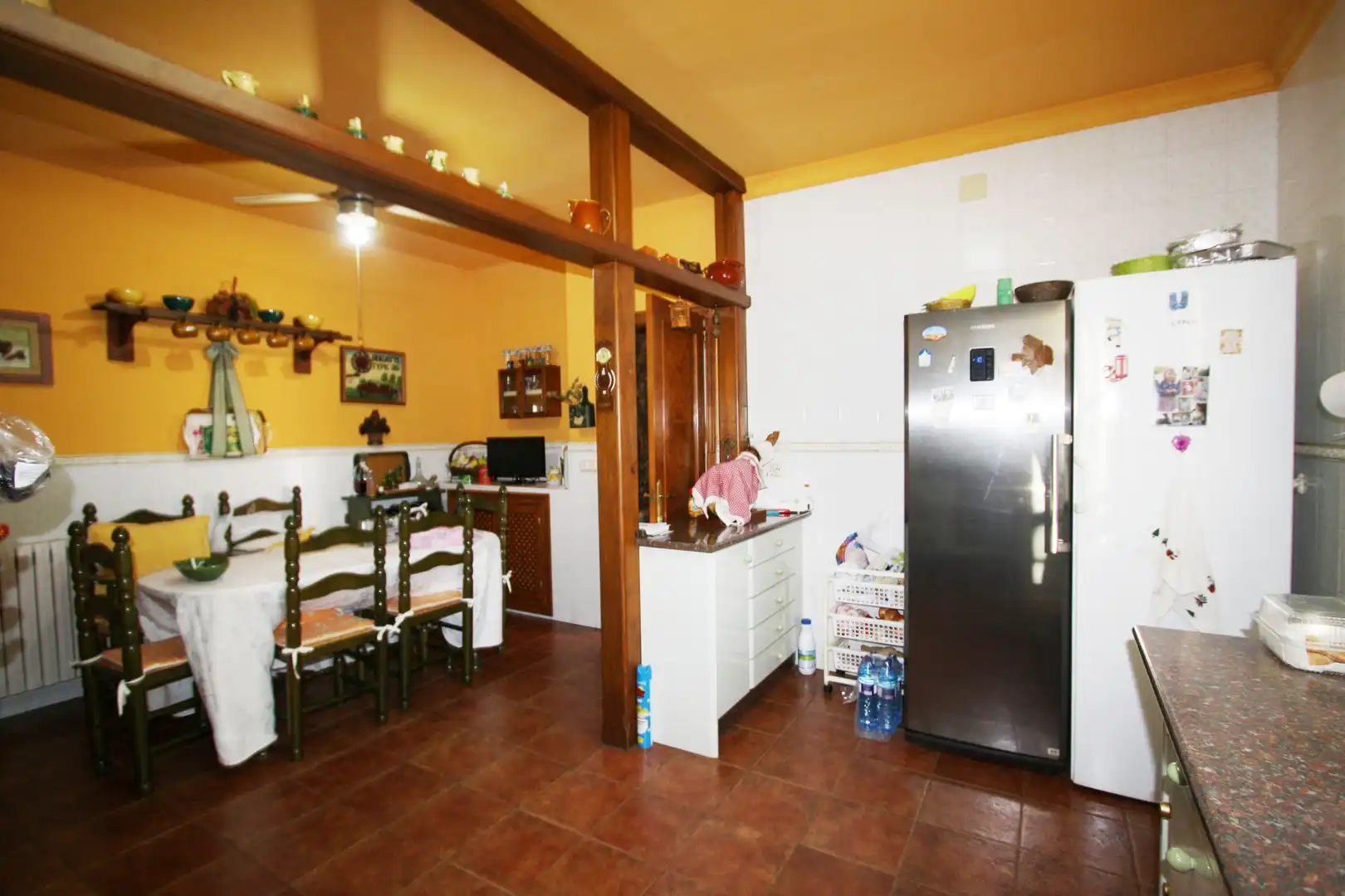 Cuina de Casa o xalet en venda en Albacete amb Aire condicionat, Jardí privat i Terrassa