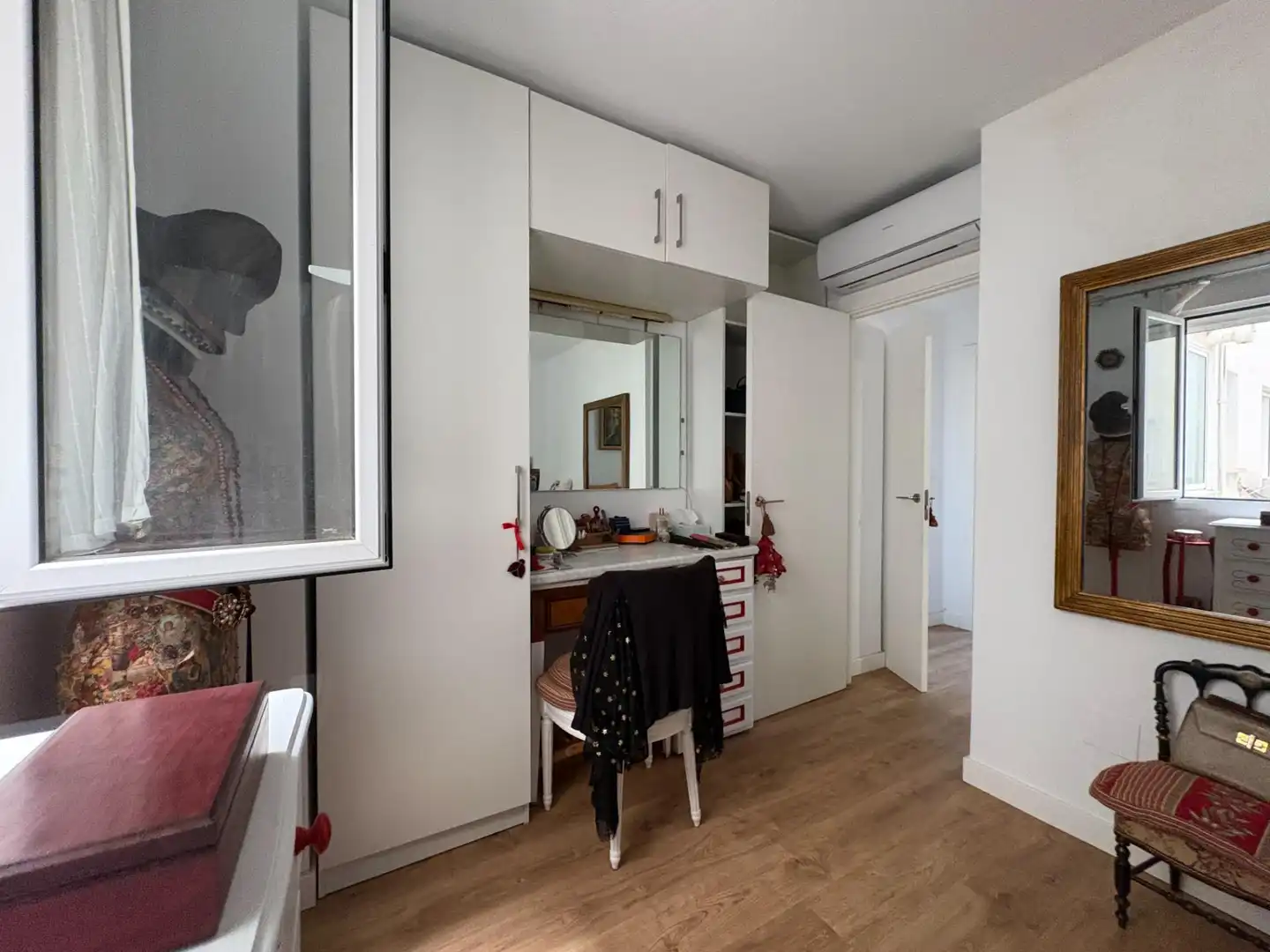 Bedroom of Flat for sale in Málaga  with Air Conditioner, Terrace and Furnished