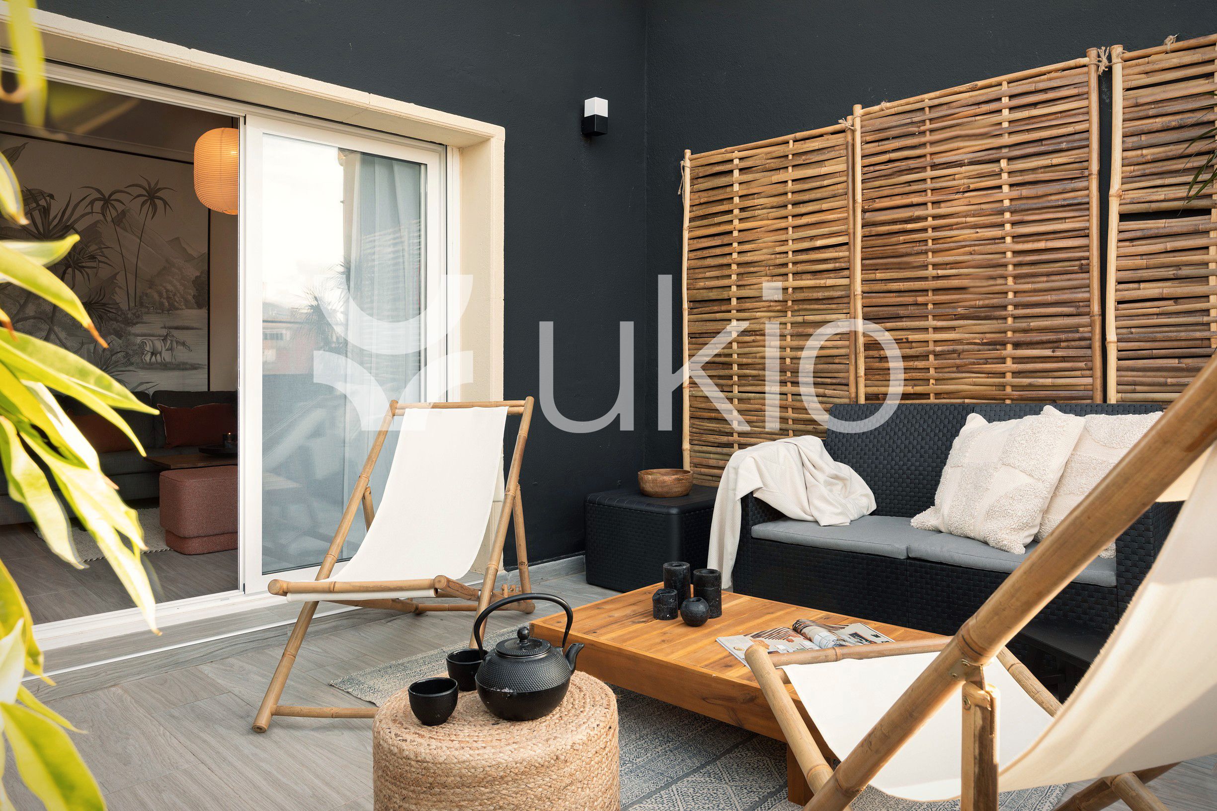 Terrace of Apartment to rent in  Barcelona Capital  with Air Conditioner, Terrace and Furnished