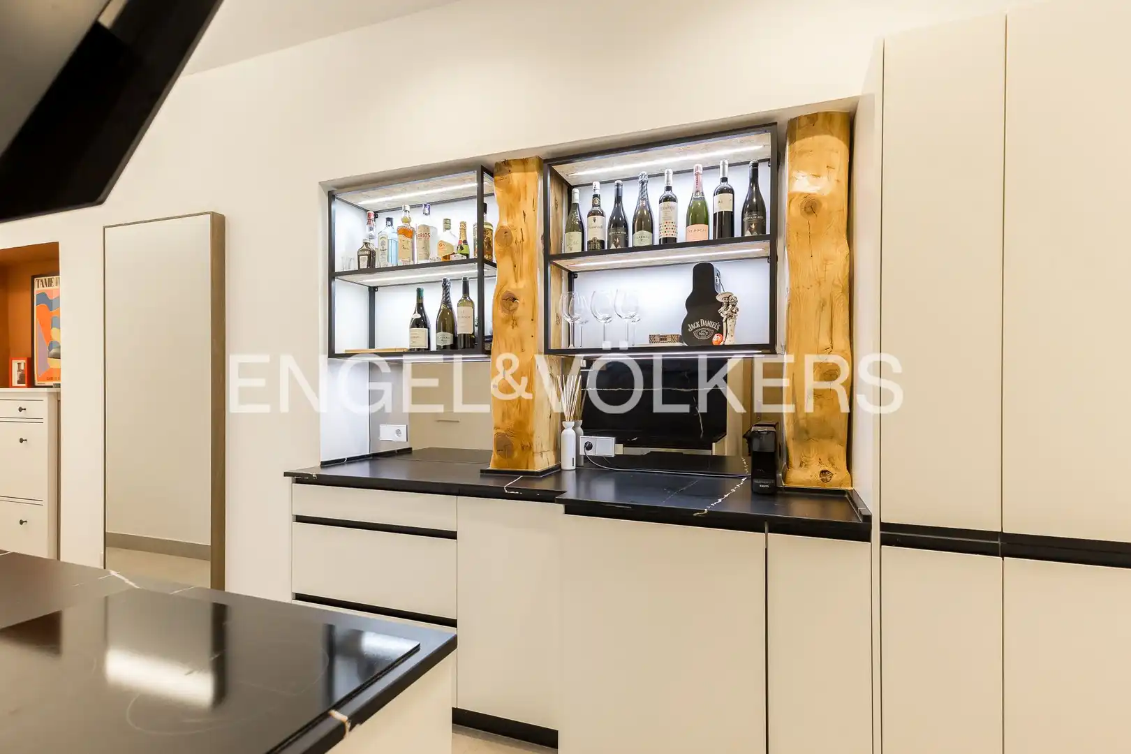 Cocina de Piso de alquiler en Madrid con Aire acondicionado, Calefacción y Amueblado