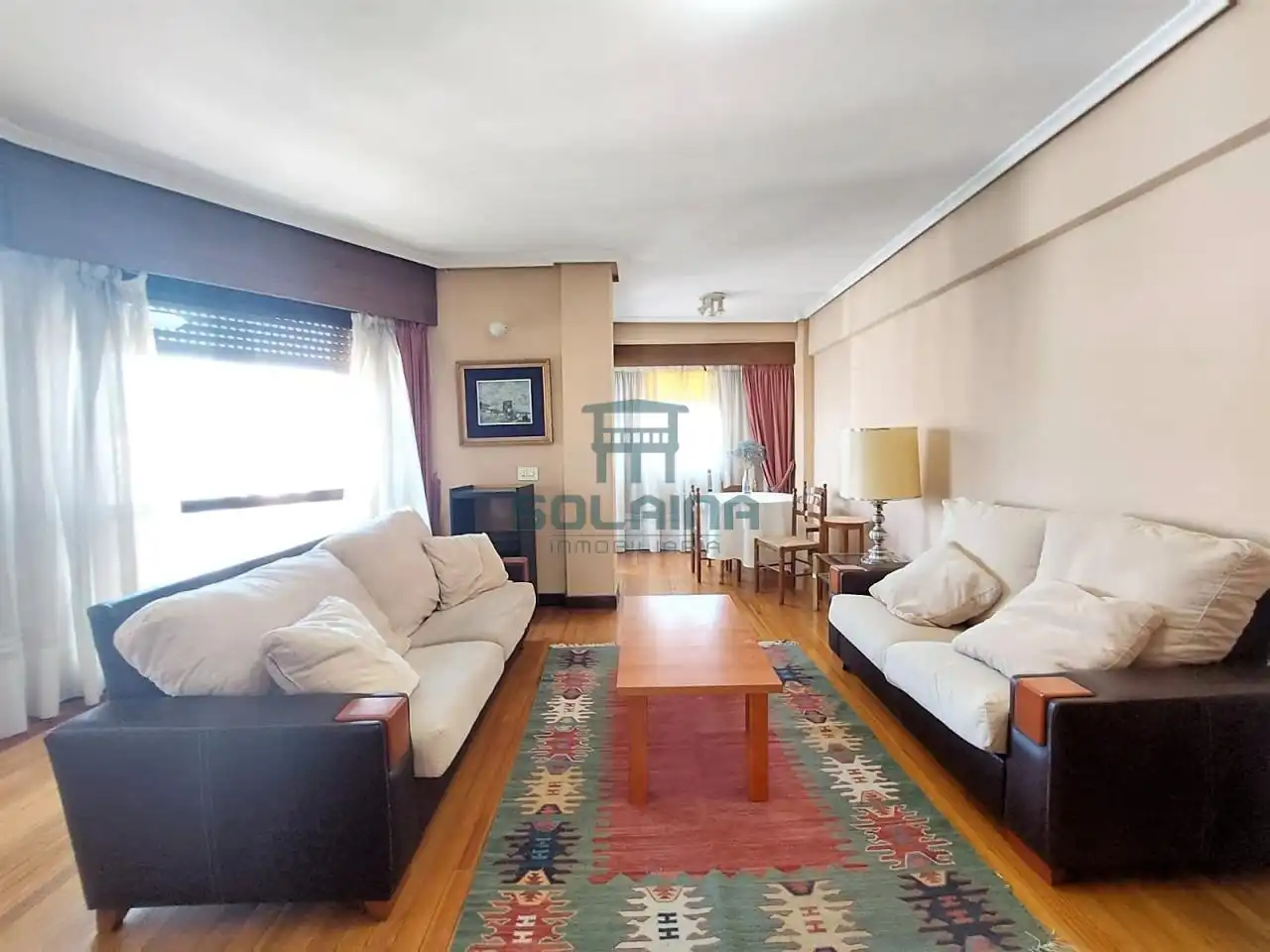 Sala de estar de Piso en venta en Ourense Capital  con Calefacción, Parquet y Balcón