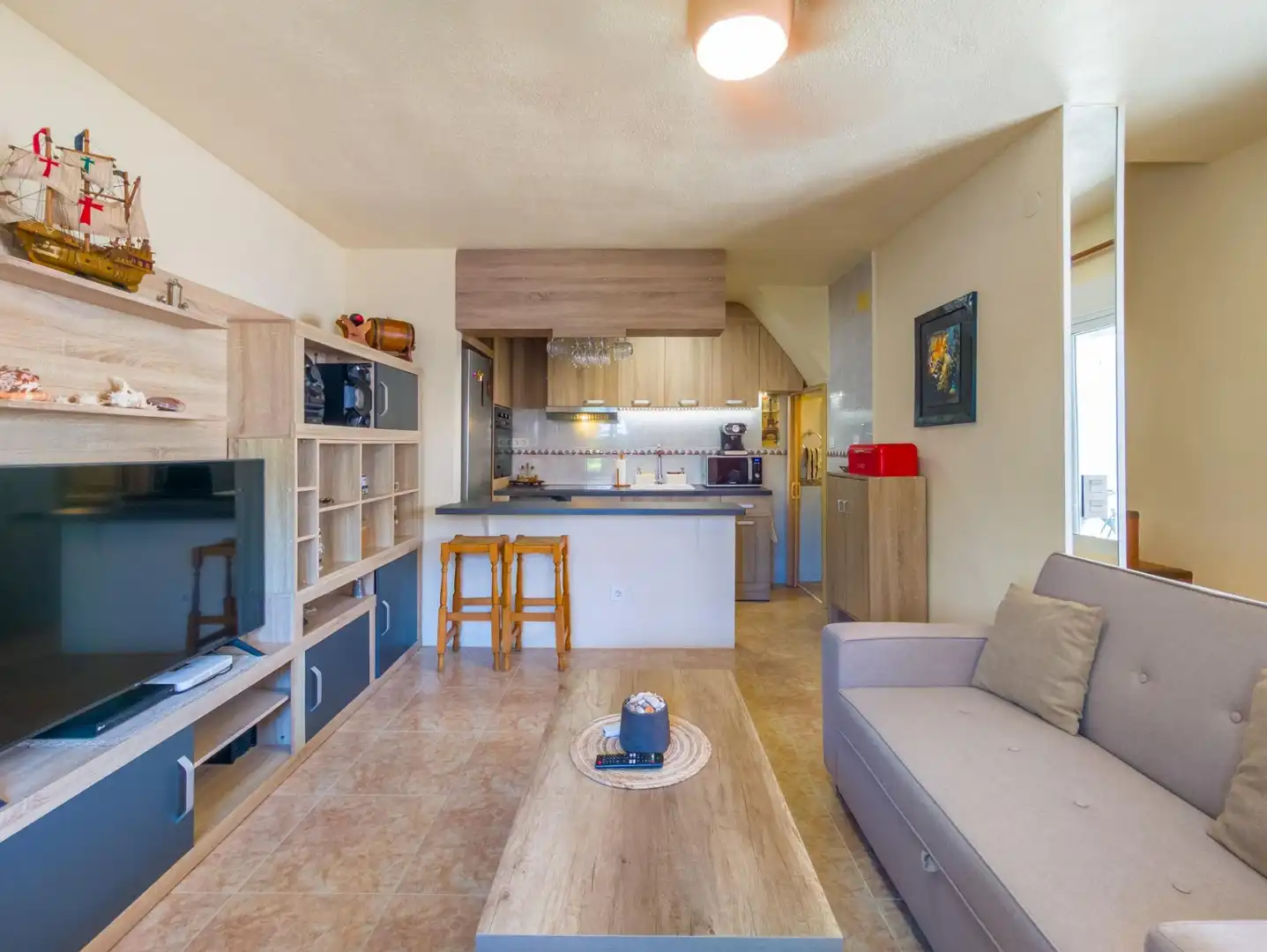 Cocina de Casa o chalet en venta en Torrevieja con Aire acondicionado, Jardín privado y Amueblado