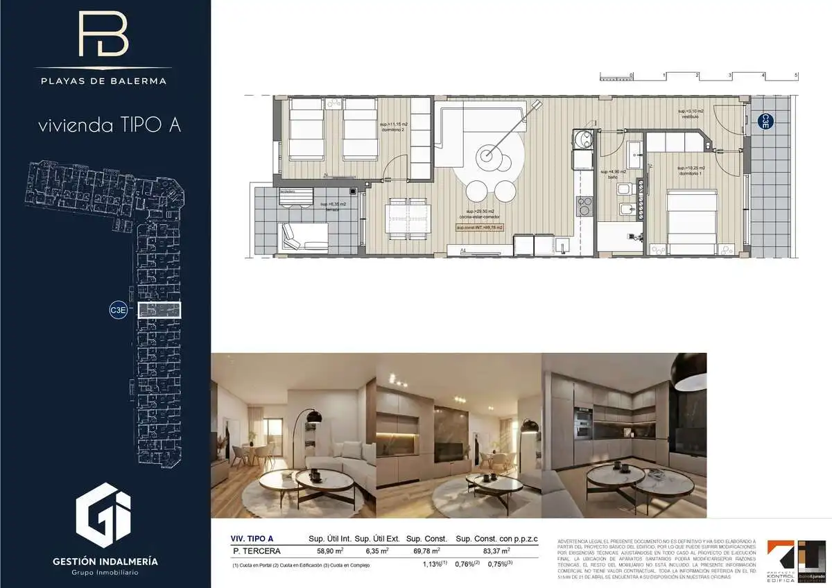 Piso en venta en El Ejido con Terraza y Piscina comunitaria