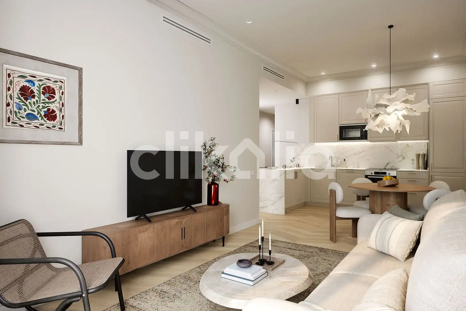 Living room of Flat for sale in Sevilla  with Air Conditioner and Terrace