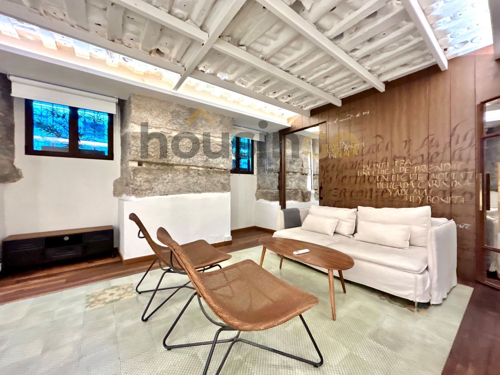 Sala de estar de Piso en venta en  Madrid Capital con Aire acondicionado, Calefacción y Parquet