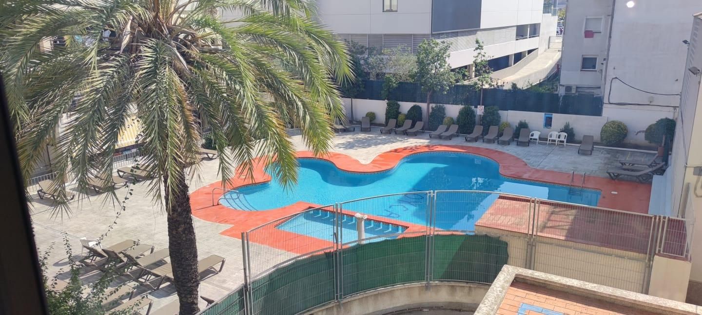 Swimming pool of Flat for sale in Calella  with Air Conditioner, Terrace and Balcony