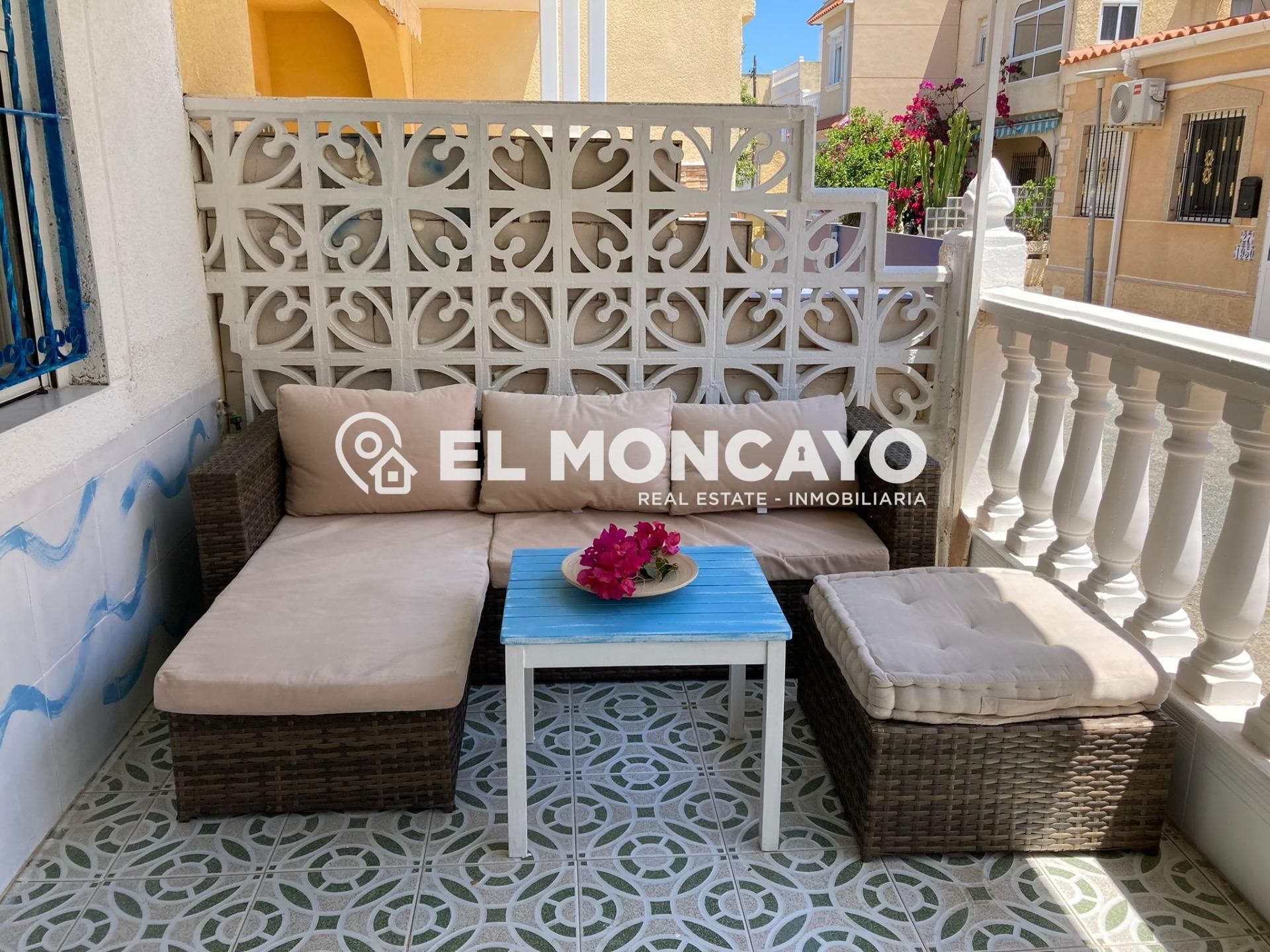 Terrassa de Casa adosada en venda en San Fulgencio amb Aire condicionat, Calefacció i Jardí privat