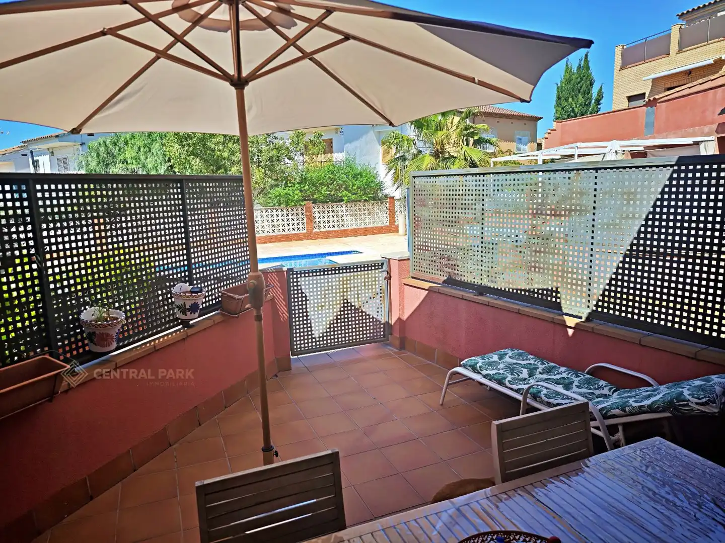 Terrace of Detached homes for rent in Altafulla  with Air Conditioner, Heating and Private garden