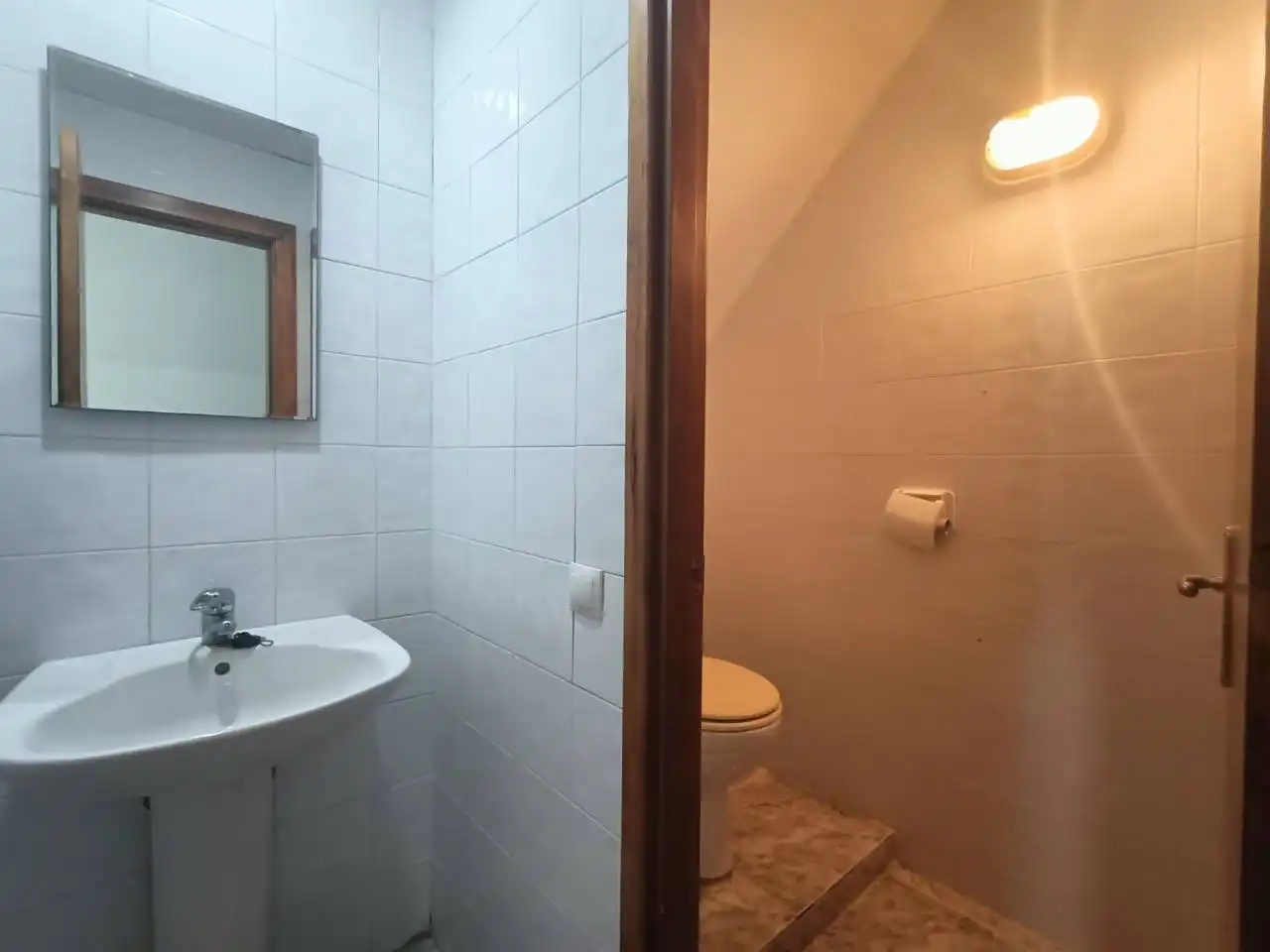Baño de Finca rústica en venta en Sant Llorenç Savall con Aire acondicionado y Terraza
