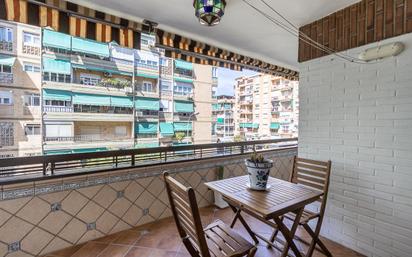 Balcony of Flat for sale in  Granada Capital  with Air Conditioner, Heating and Parquet flooring