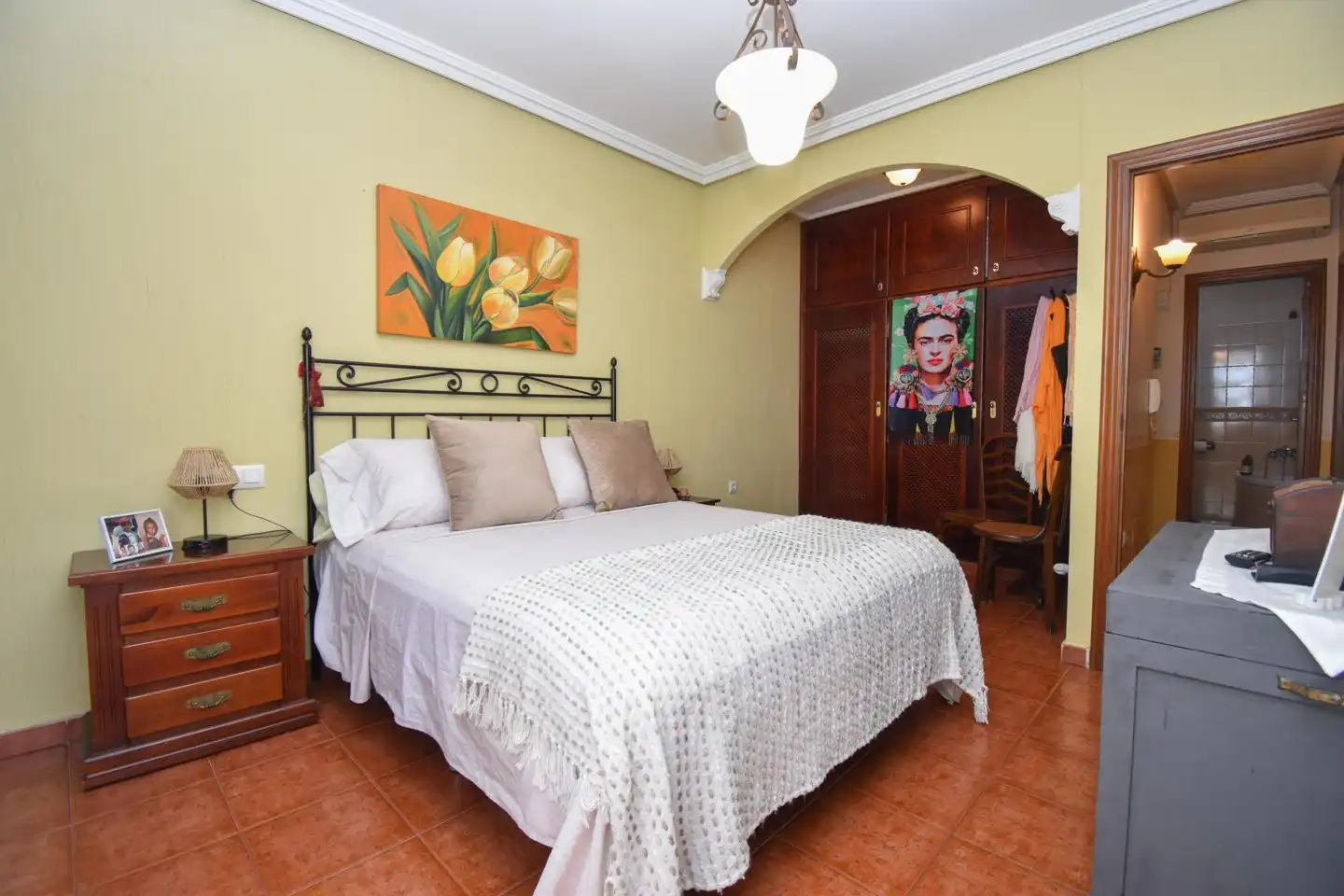 Habitación de Casa o chalet en venta en Santa Pola con Aire acondicionado, Jardín privado y Piscina