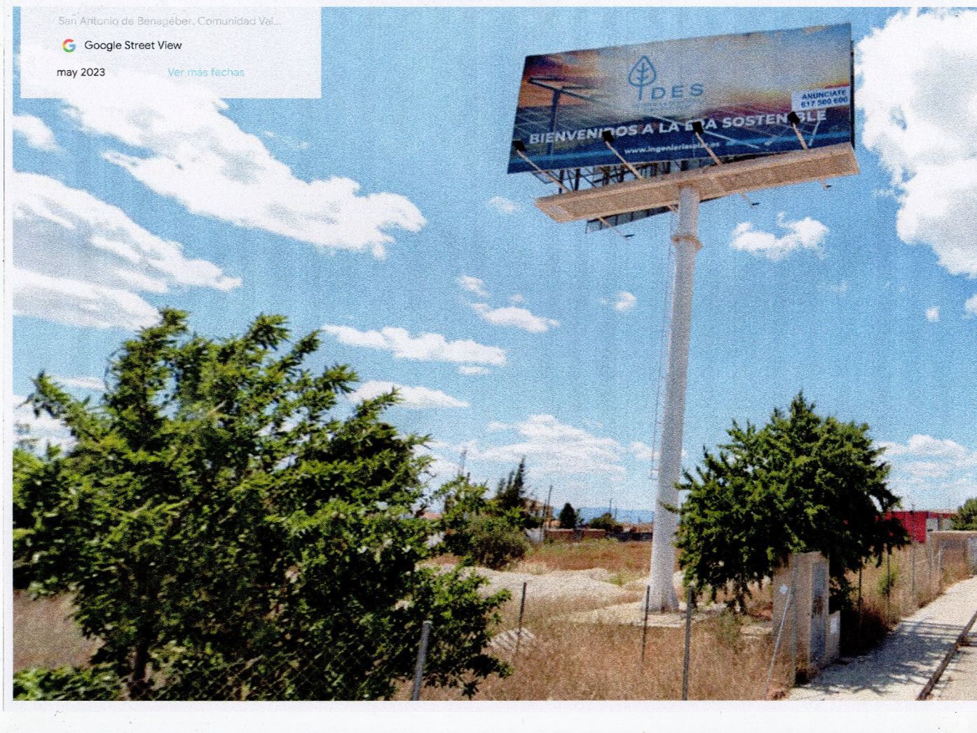 Vista exterior de Terreny industrial de lloguer en San Antonio de Benagéber