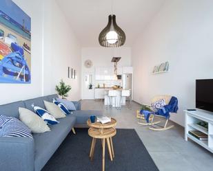 Sala d'estar de Apartament per a compartir en La Matanza de Acentejo amb Terrassa