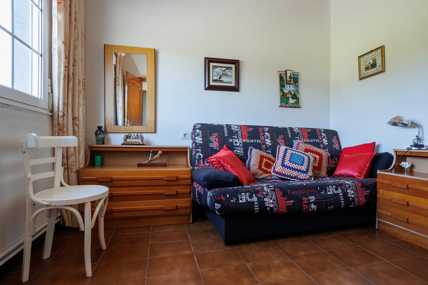 Sala de estar de Finca rústica en venta en O Incio  con Amueblado