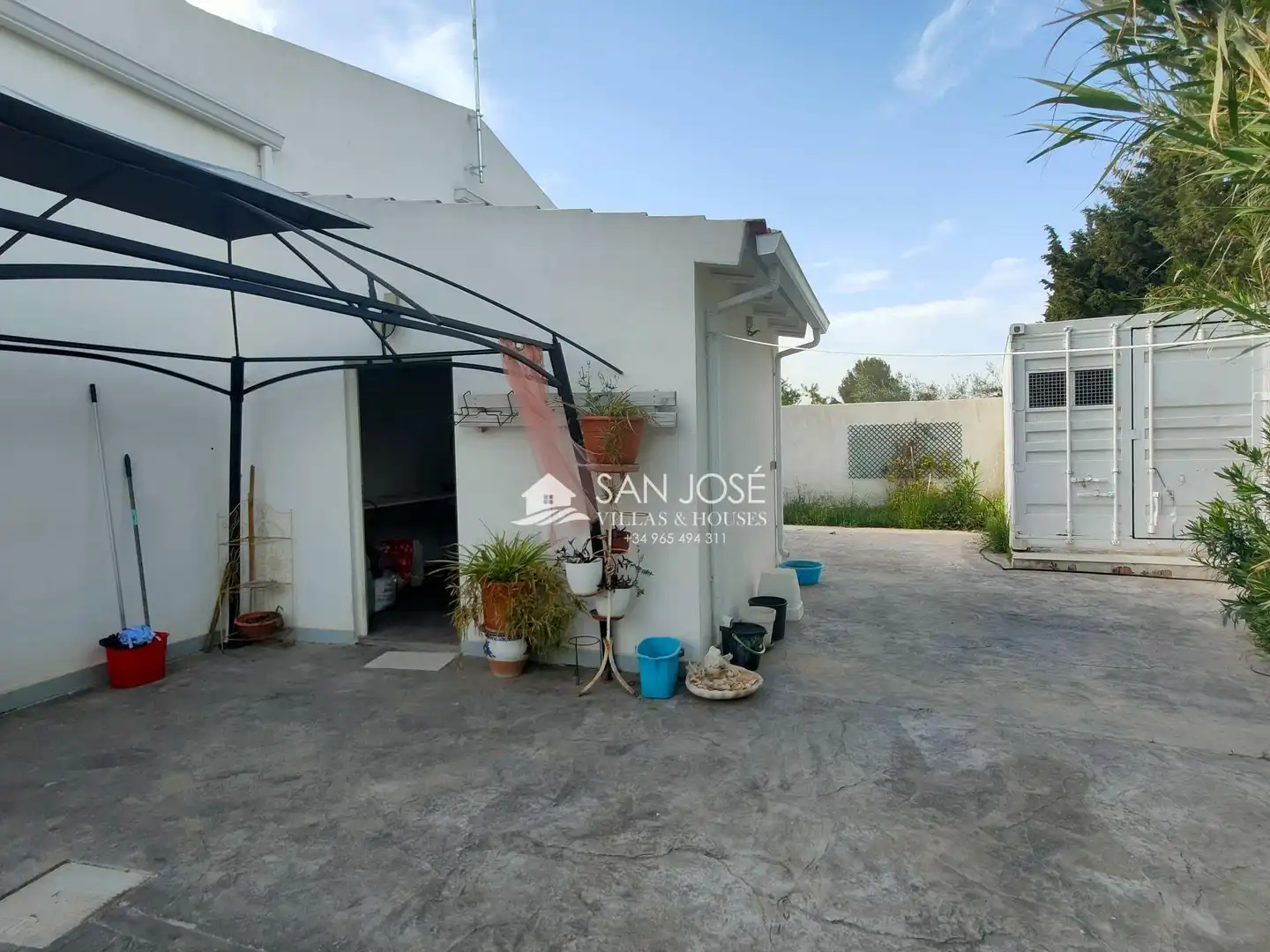 Terraza de Casa o chalet en venta en Aspe con Jardín privado, Trastero y Amueblado