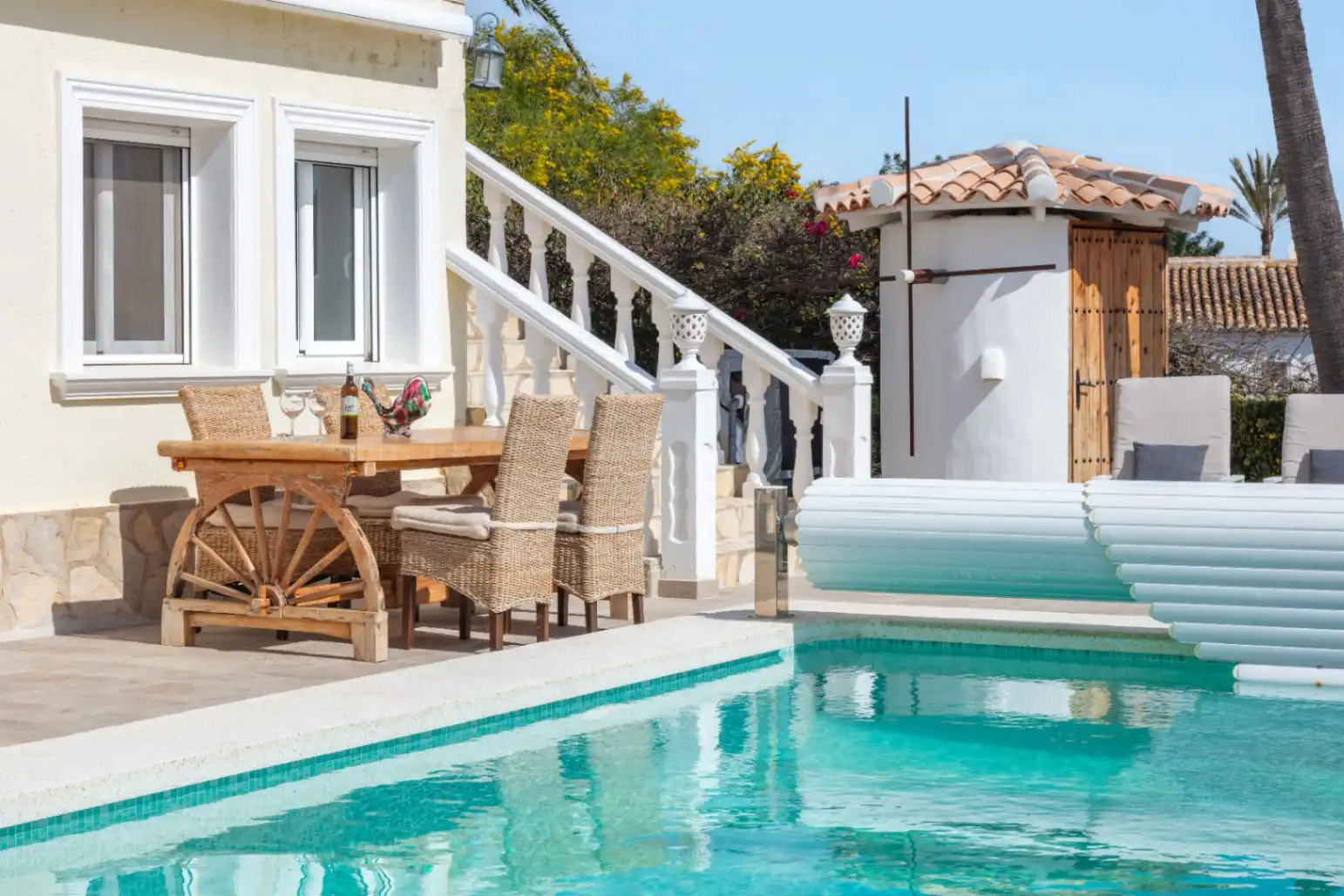 Swimming pool of Houses for sale in Jávea / Xàbia  with Air Conditioner, Heating and Private garden