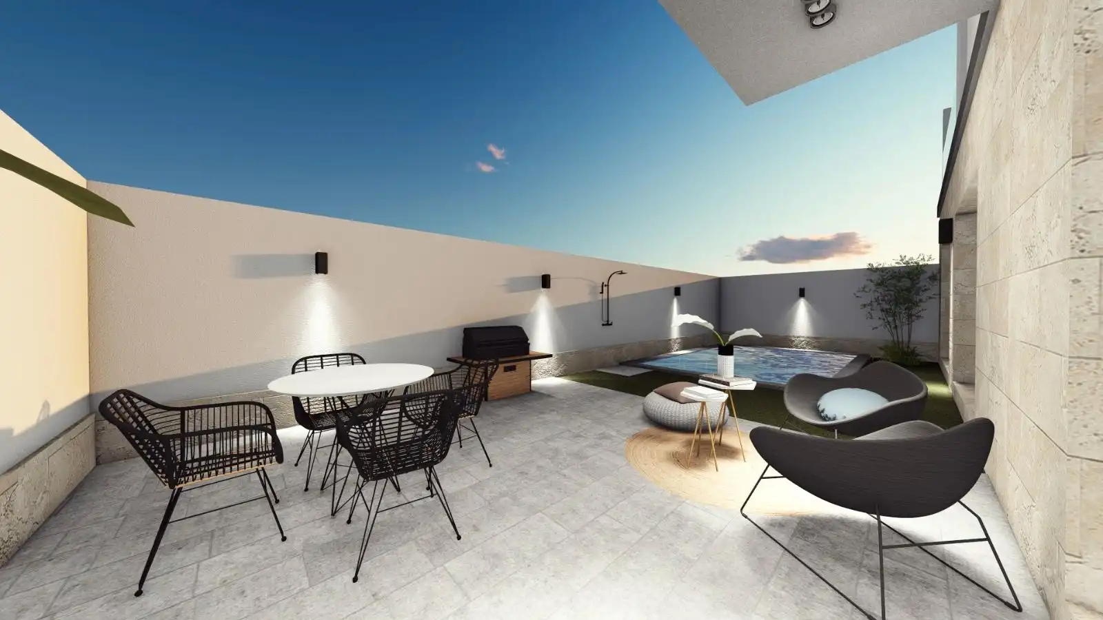 Terrasse von Haus oder Chalet zum Verkauf in Alcázar de San Juan