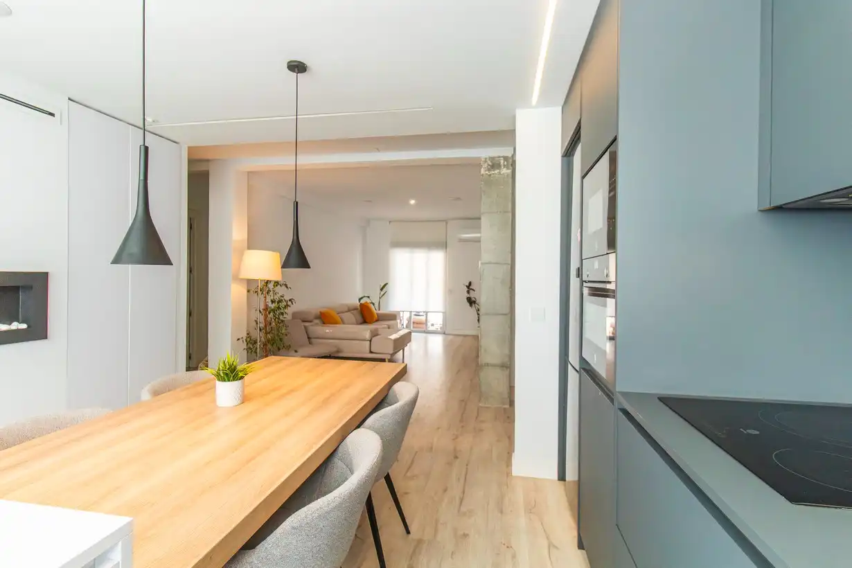 Comedor de Piso de alquiler en Madrid con Aire acondicionado, Calefacción y Terraza