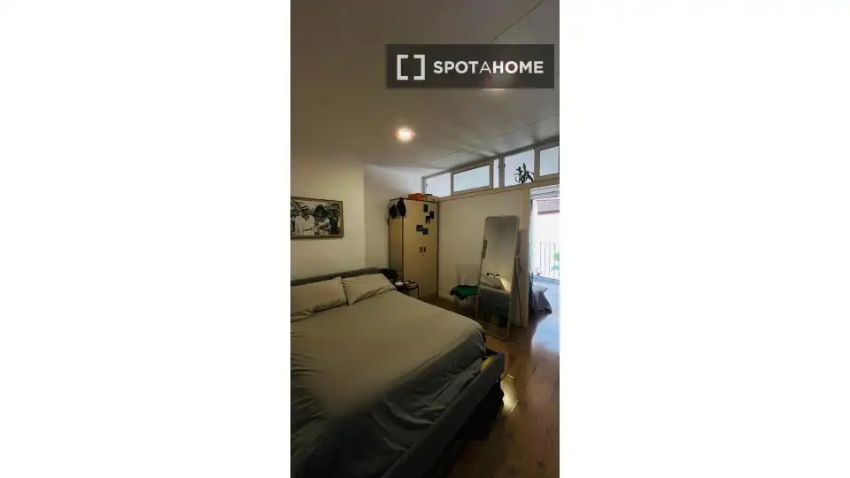 Habitación de Piso de alquiler en Barcelona con Aire acondicionado, Calefacción y Amueblado