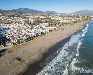 Exterior view of Single-family semi-detached for sale in Estepona  with Air Conditioner, Terrace and Swimming Pool