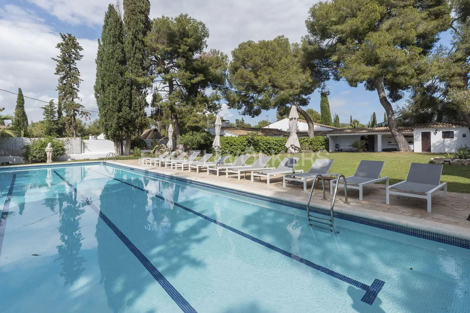 Swimming pool of Buildings for sale in Sant Pere de Ribes
