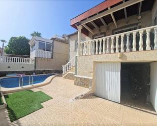 Exterior view of House or chalet for sale in San Miguel de Salinas  with Terrace, Swimming Pool and Balcony