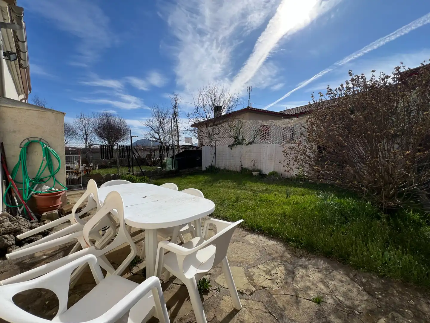 Jardí de Casa adosada en venda en Santa Cilia amb Calefacció, Jardí privat i Moblat