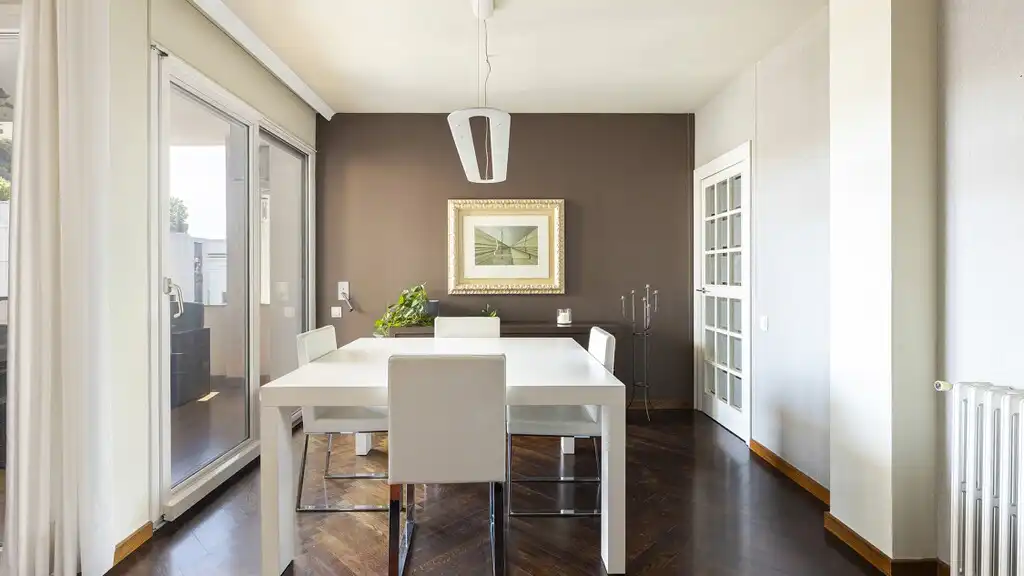 Comedor de Apartamento en venta en Barcelona con Aire acondicionado, Parquet y Terraza