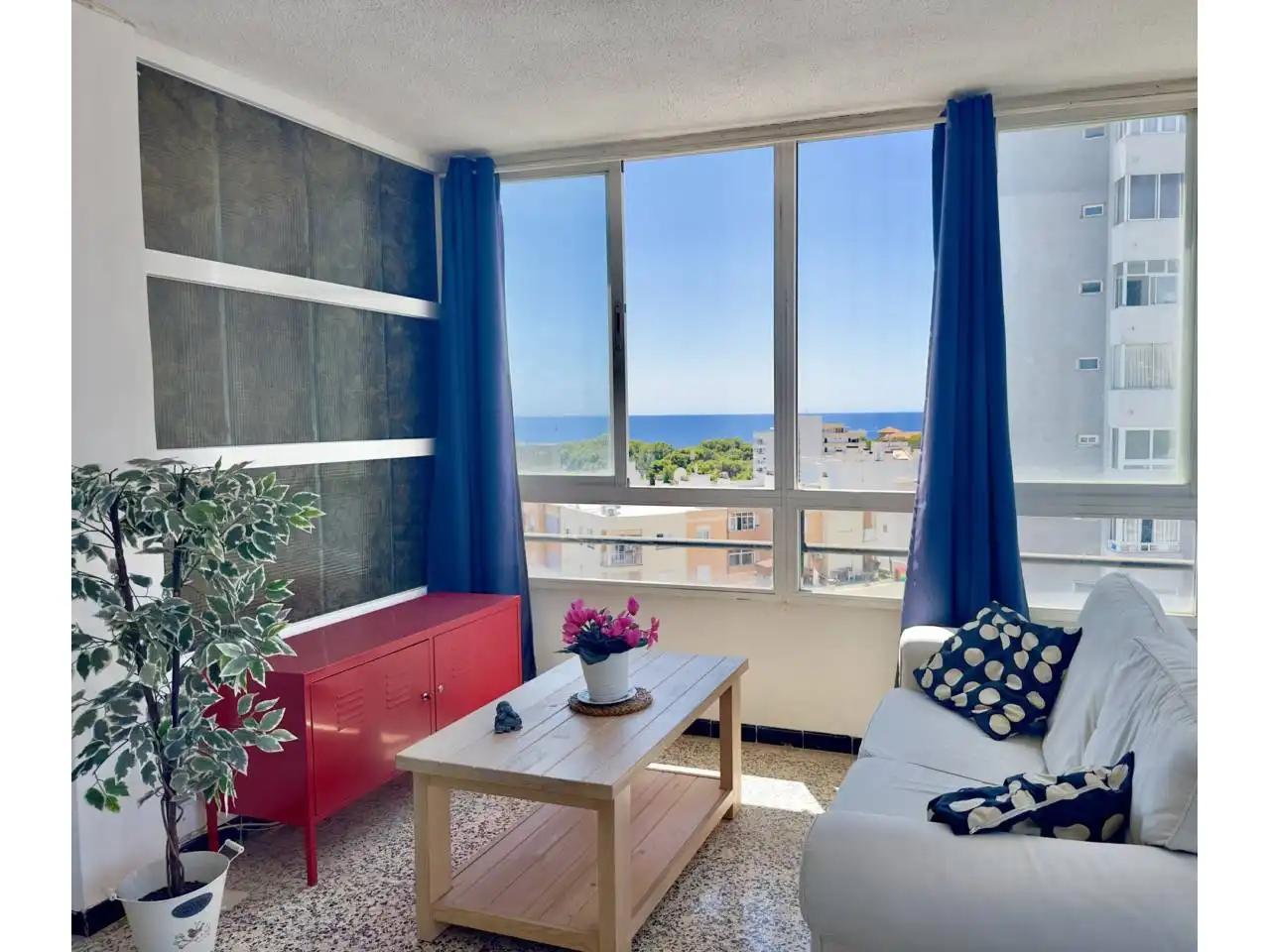 Sala de estar de Estudio en venta en  Palma de Mallorca con Aire acondicionado, Calefacción y Amueblado