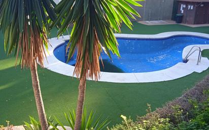 Swimming pool of Flat for sale in Málaga Capital  with Air Conditioner, Heating and Private garden