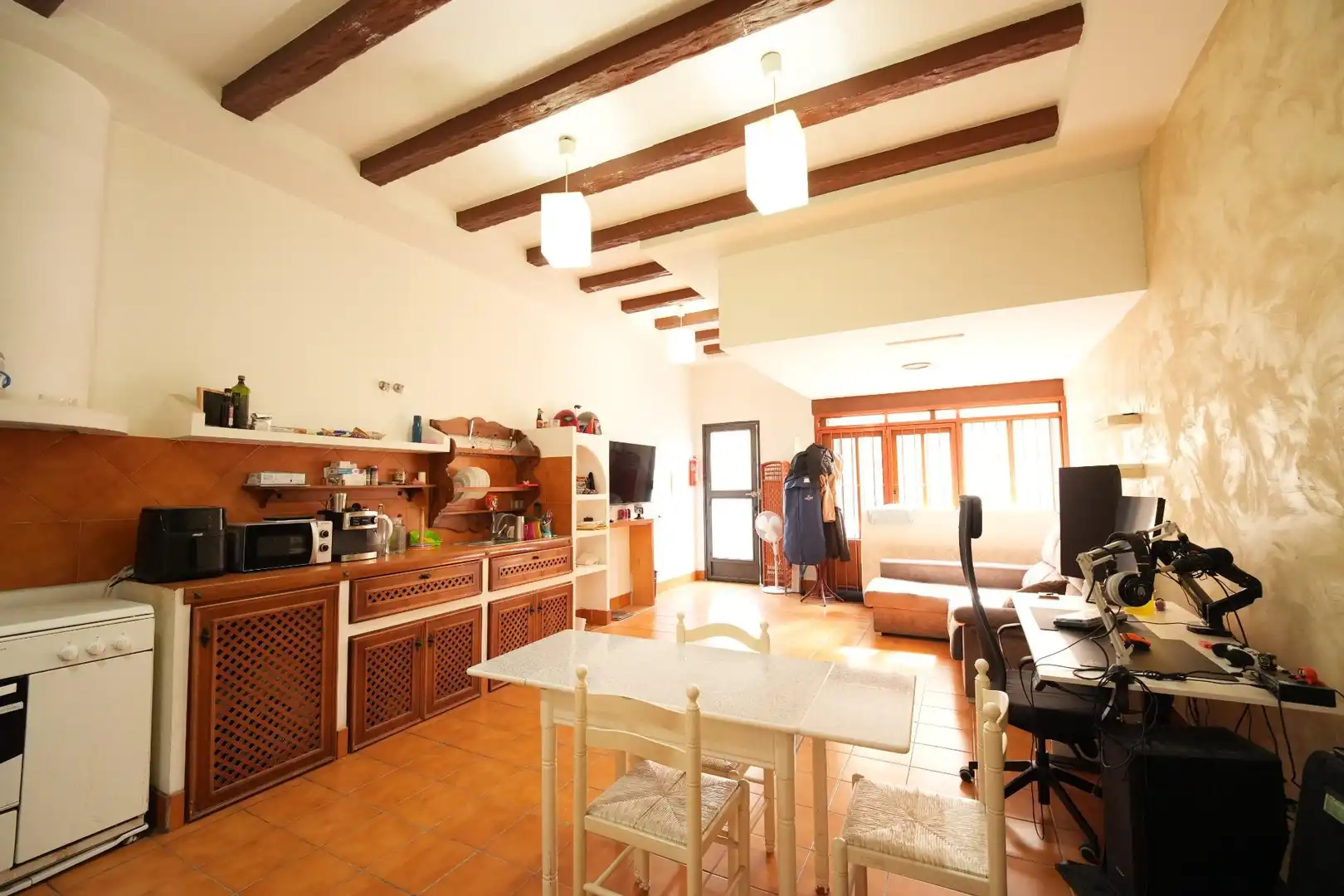 Sala de estar de Planta baja en venta en Murcia con Amueblado