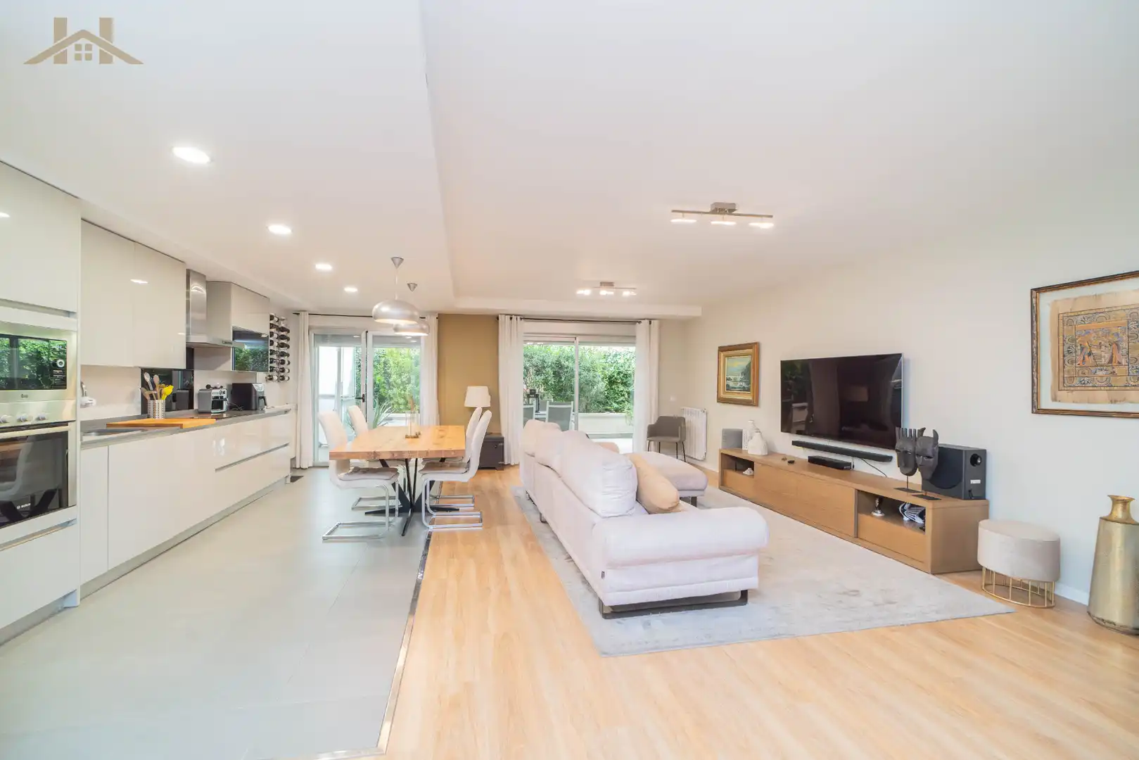 Sala de estar de Planta baja en venta en Rivas-Vaciamadrid con Aire acondicionado, Calefacción y Parquet