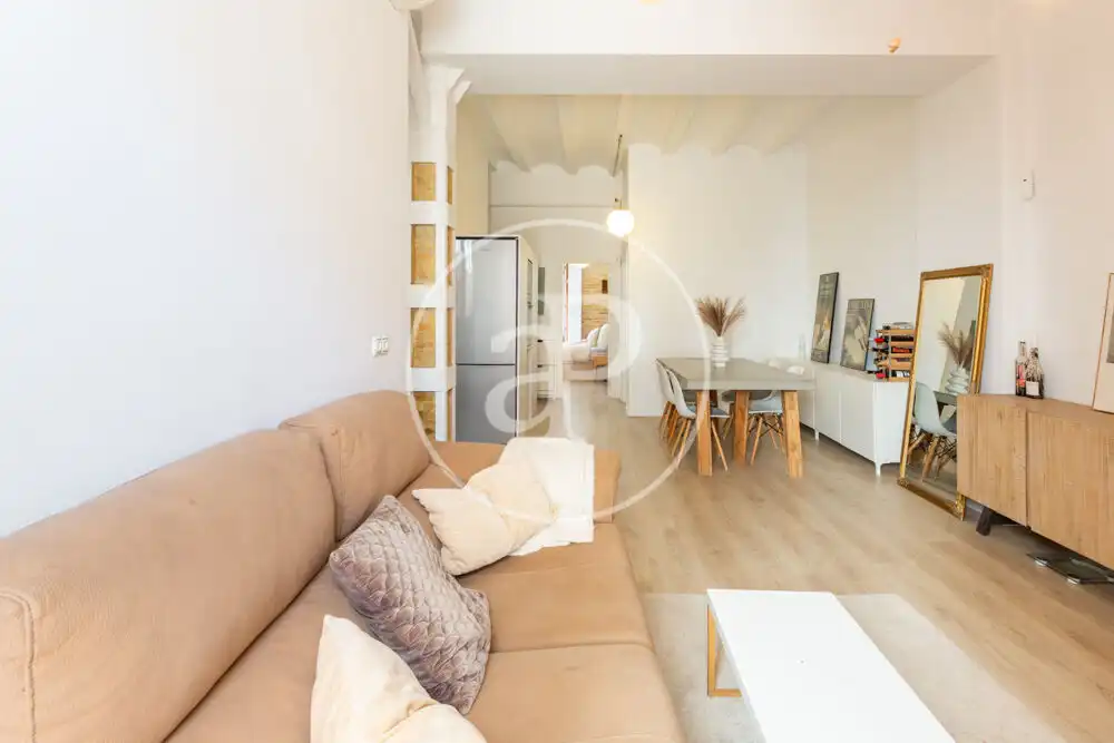 Living room of Flat for sale in Valencia  with Air Conditioner, Heating and Terrace