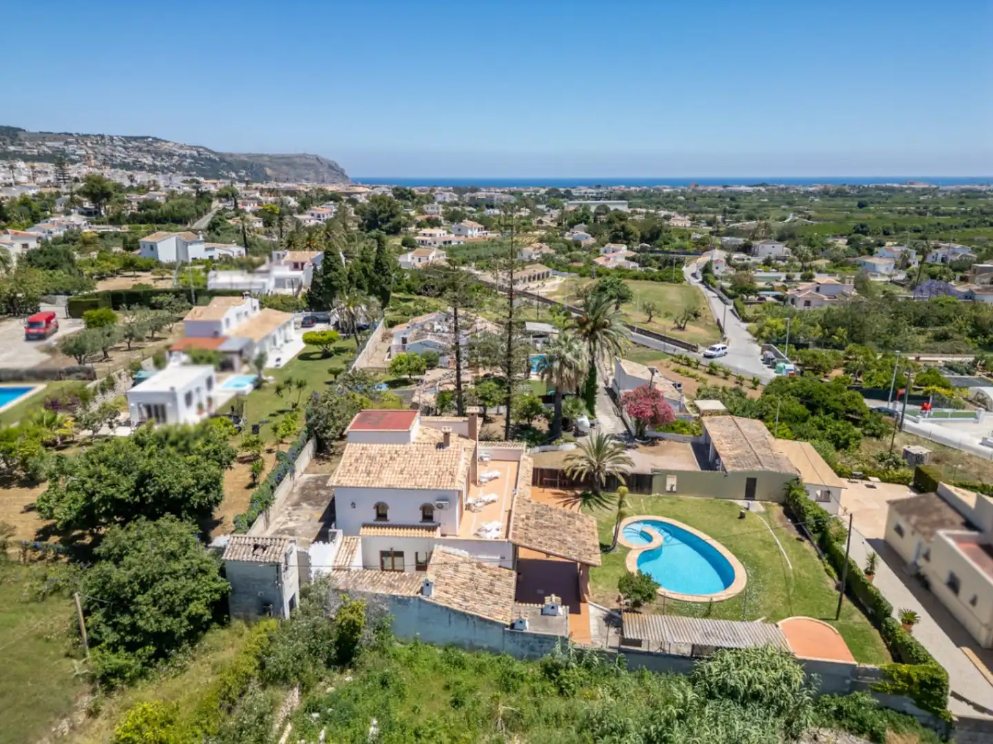 Exterior view of Houses for sale in Jávea / Xàbia  with Air Conditioner, Heating and Private garden
