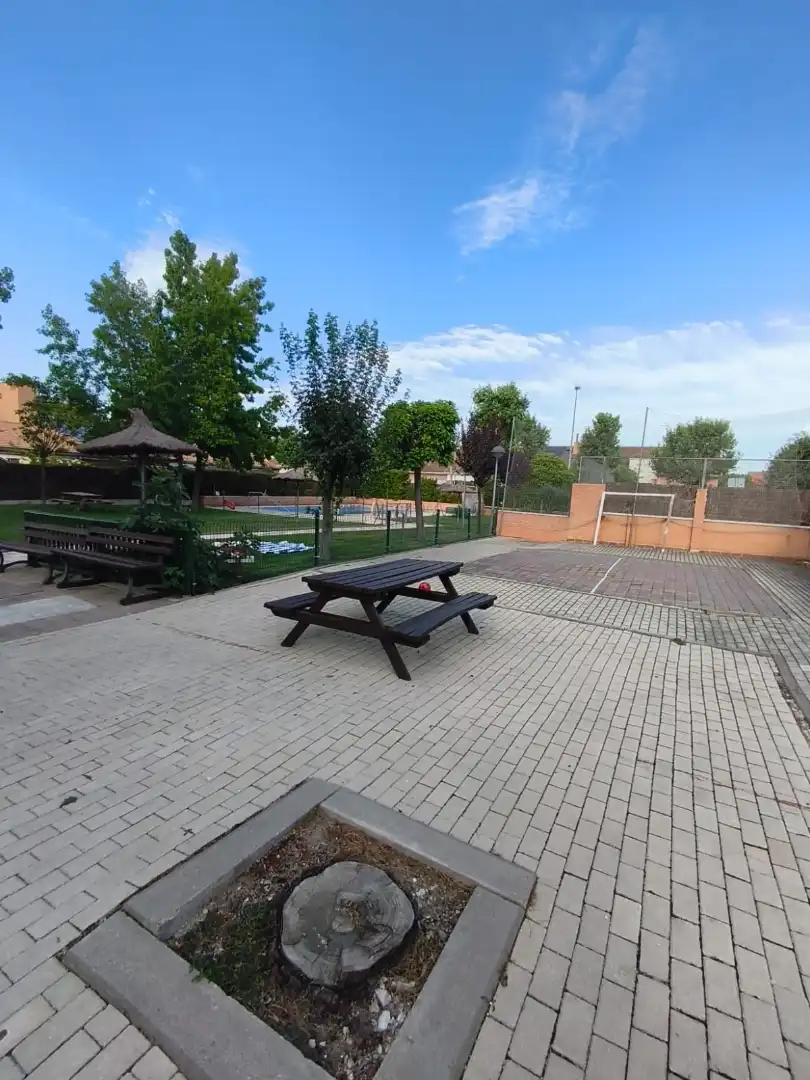 Terraza de Casa adosada en venta en Leganés con Calefacción, Jardín privado y Terraza