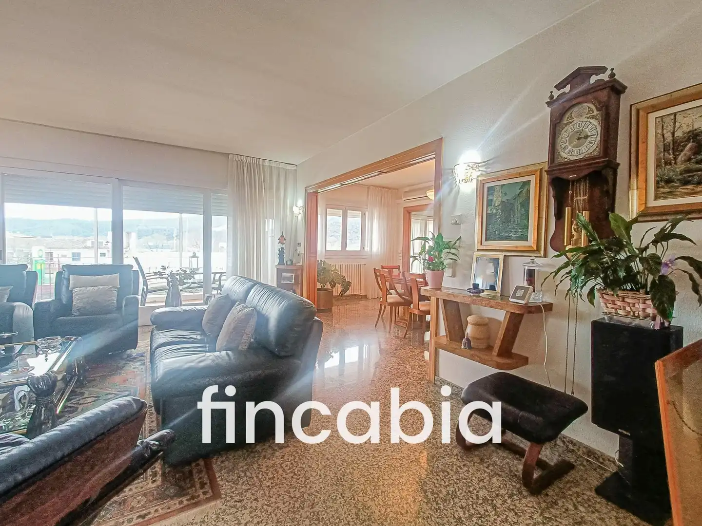 Sala d'estar de Casa o xalet en venda en Santa Coloma de Farners amb Aire condicionat, Calefacció i Jardí privat