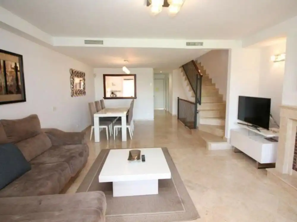 Living room of Detached homes for sale in Marbella  with Air Conditioner, Terrace and Swimming Pool